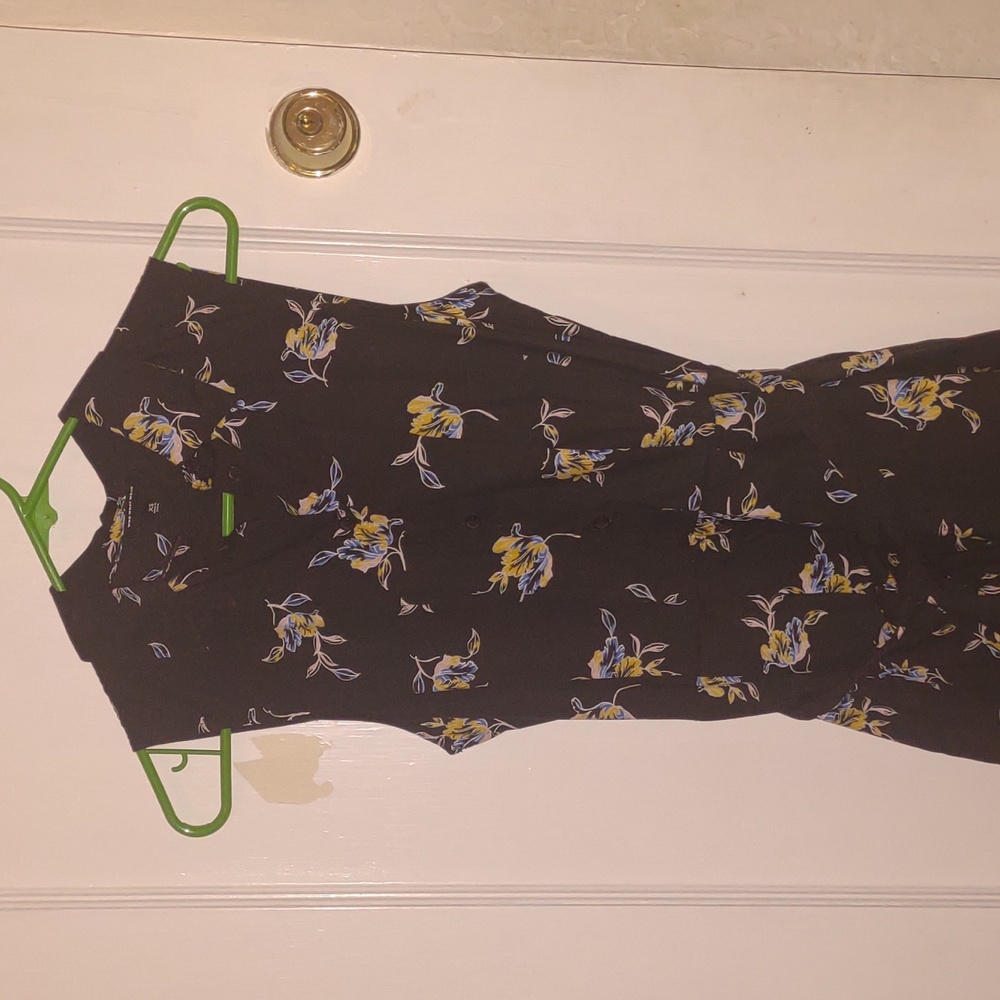 Who What Wear | Maxi Button Down Dress with Belt and two pockets